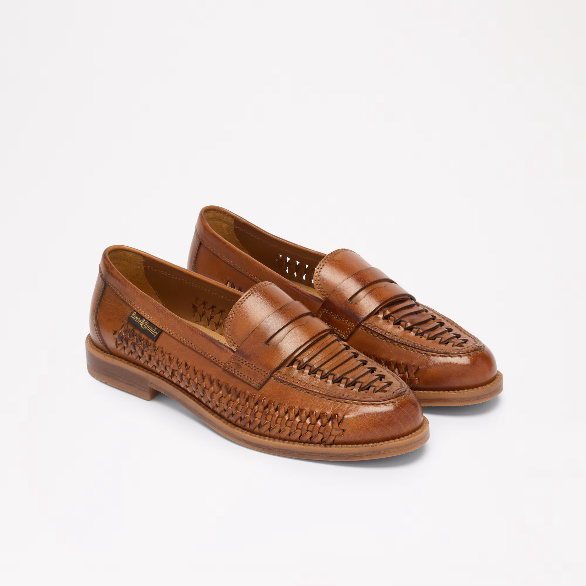 Larton<br>Woven Saddle Loafer