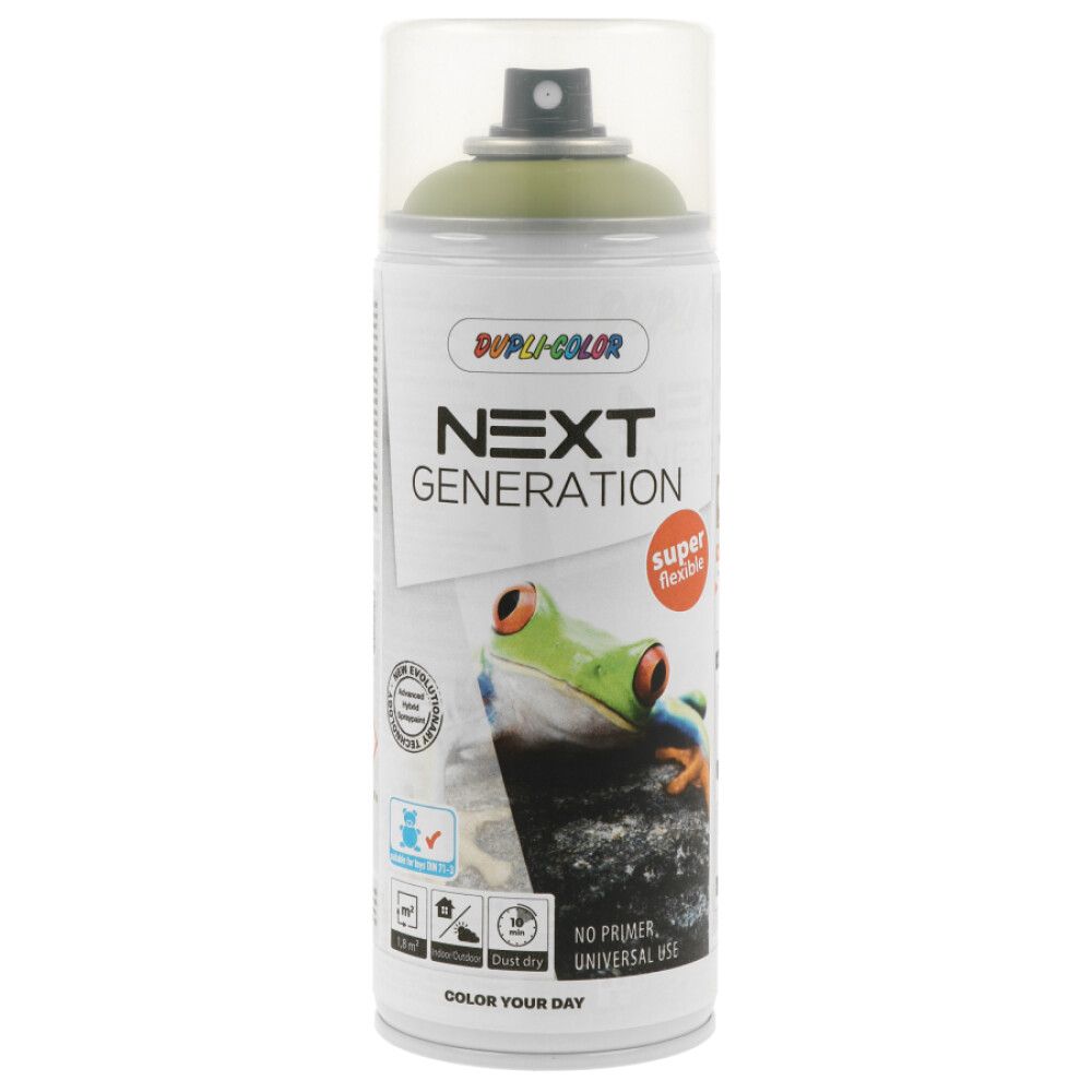 SPRAYMALING DUPLI-COLOR NEXT MISTLETOEN GRØNN BLANK MØRKDYRKET 400ML