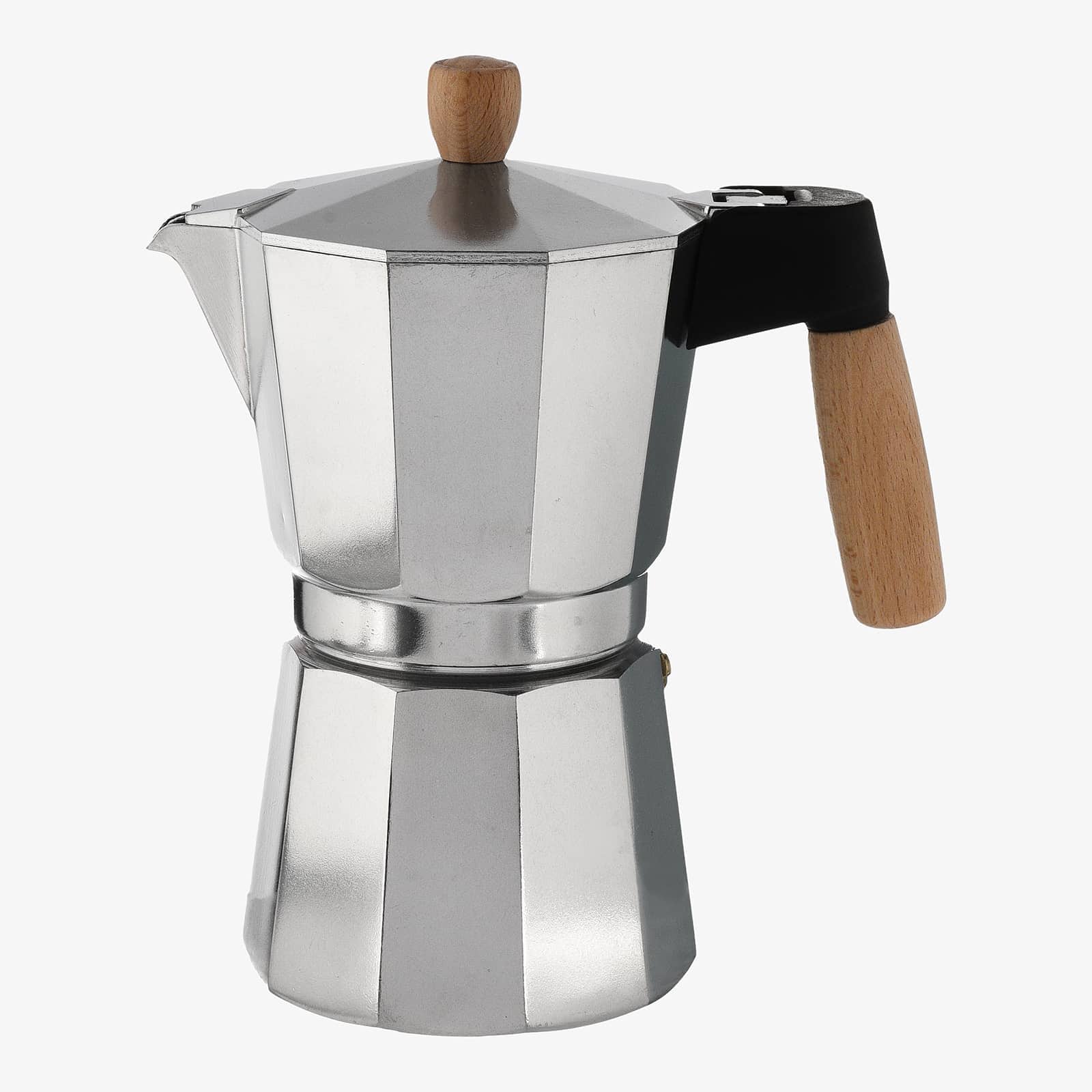 Espressobereiter für 6 Tassen Silber, ⌀ 9.5 cm, H 190 mm