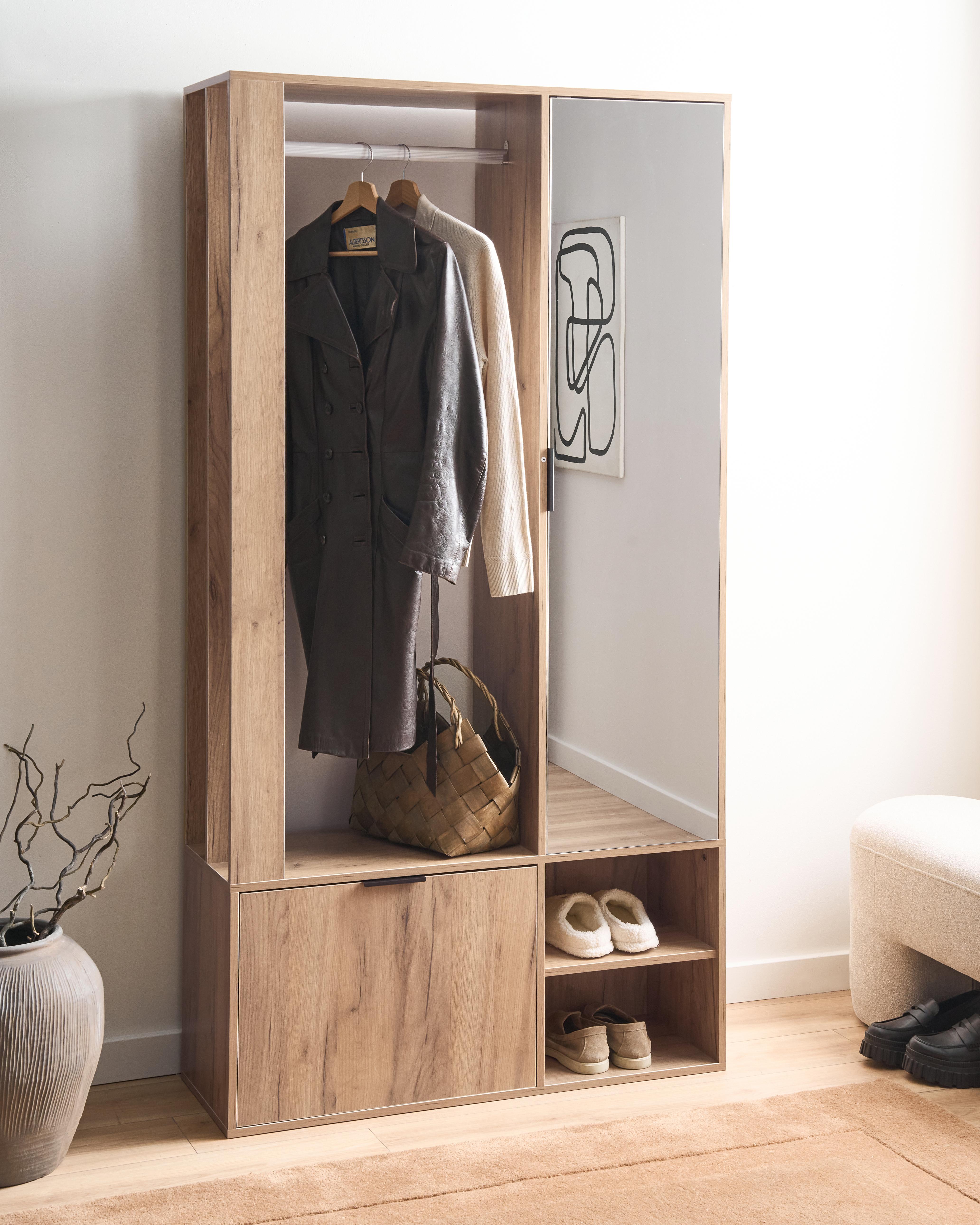 Wardrobe QUESNEL Light Brown