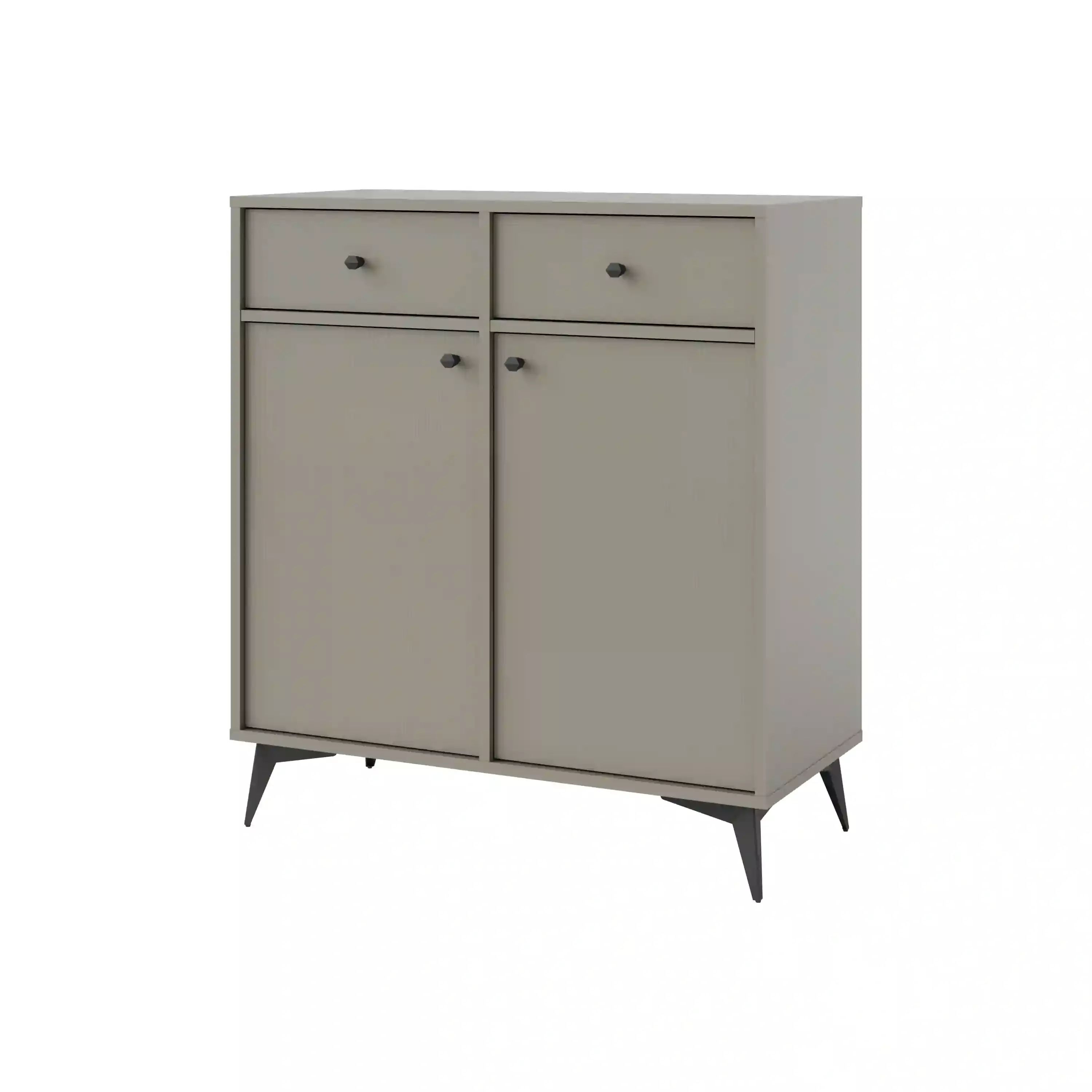 Komoda z szufladami do salonu Sakai 1 2F 2S T826 Eukaliptus