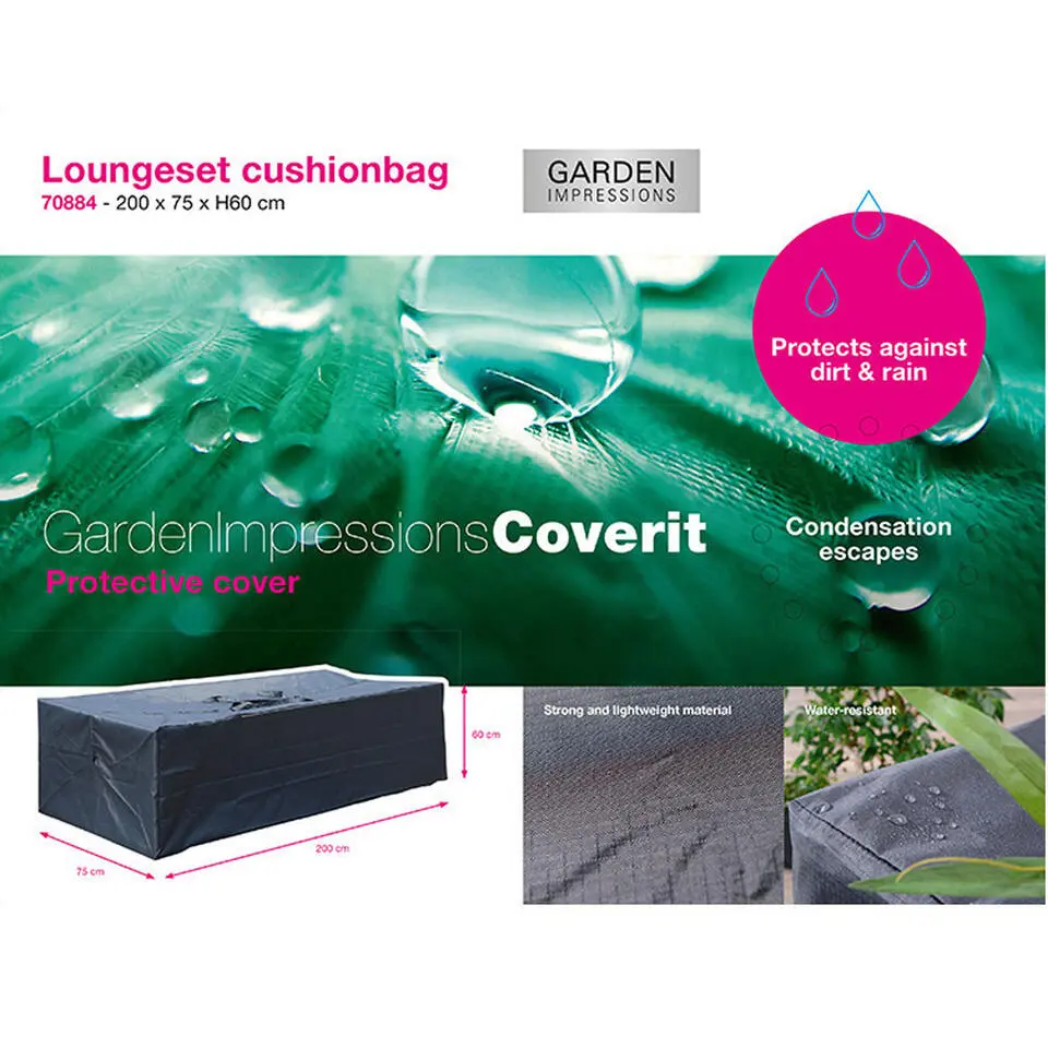 Garden Impressions Loungeset kussentas 200x75xH60 cm
