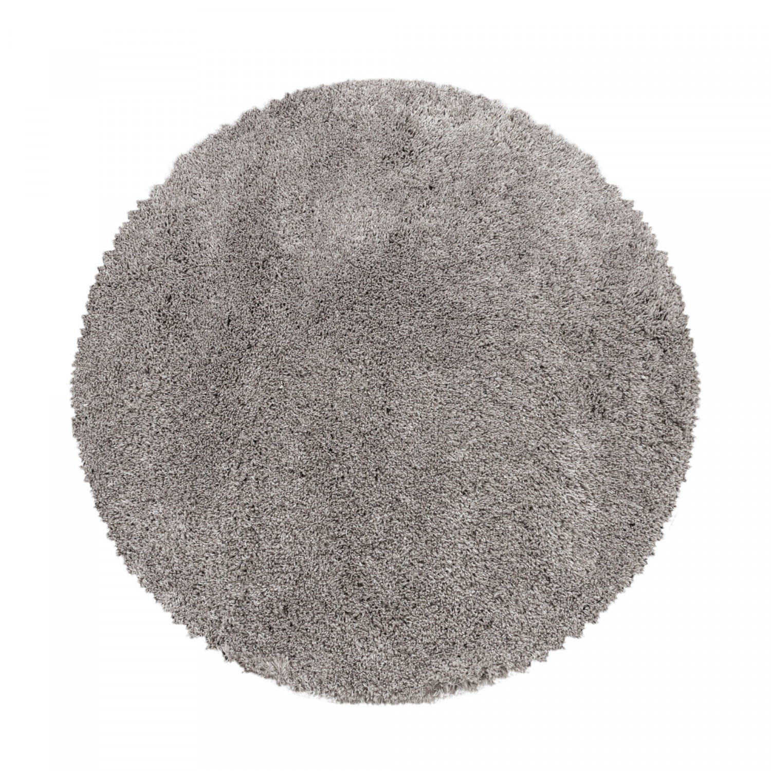 Dywan shaggy Fluffy Super Soft beżowy 80 cm x 80 cm koło