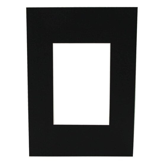Poster Black Single Aperture Mount A4