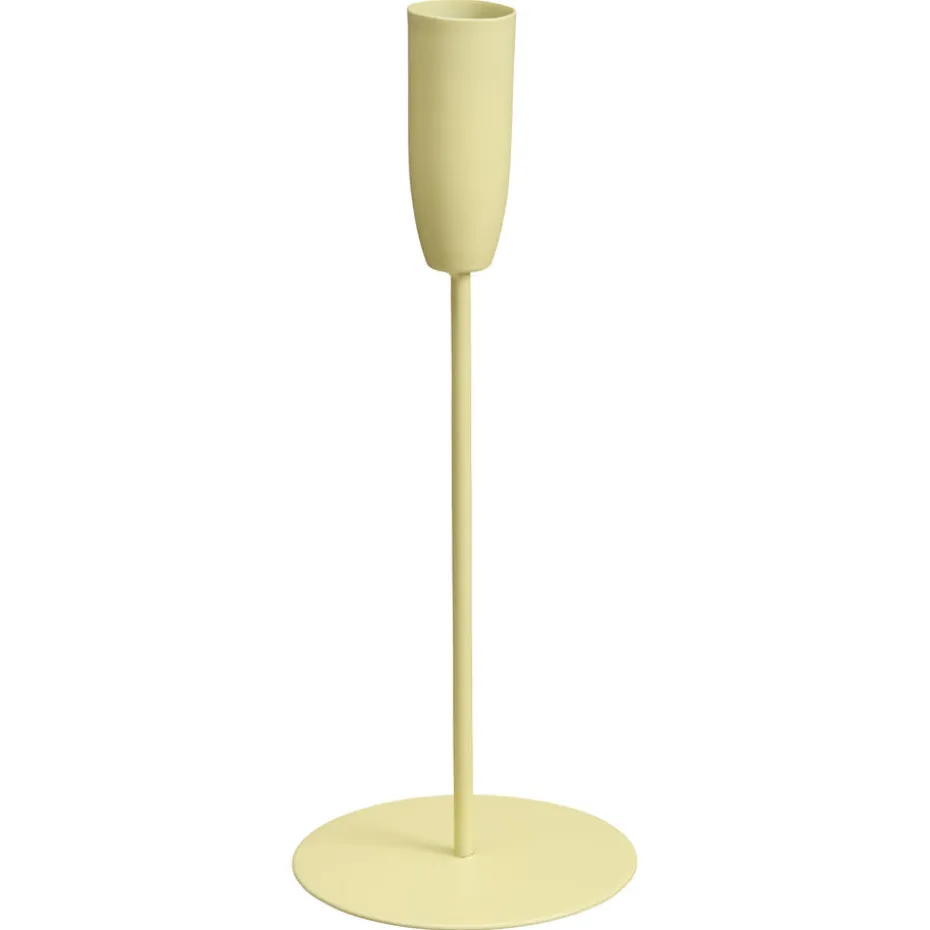 Kwantum Kandelaars | Kandelaars | Kandelaar Cholet Geel 20 Cm