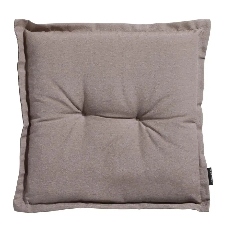 Madison - Zitkussen Panama taupe - Ca. 50x50 cm - Set van 4