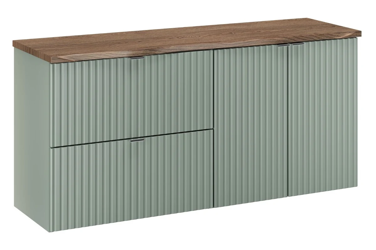 Szafka pod Umywalkę Line Reed Green 120cm z Blatem
