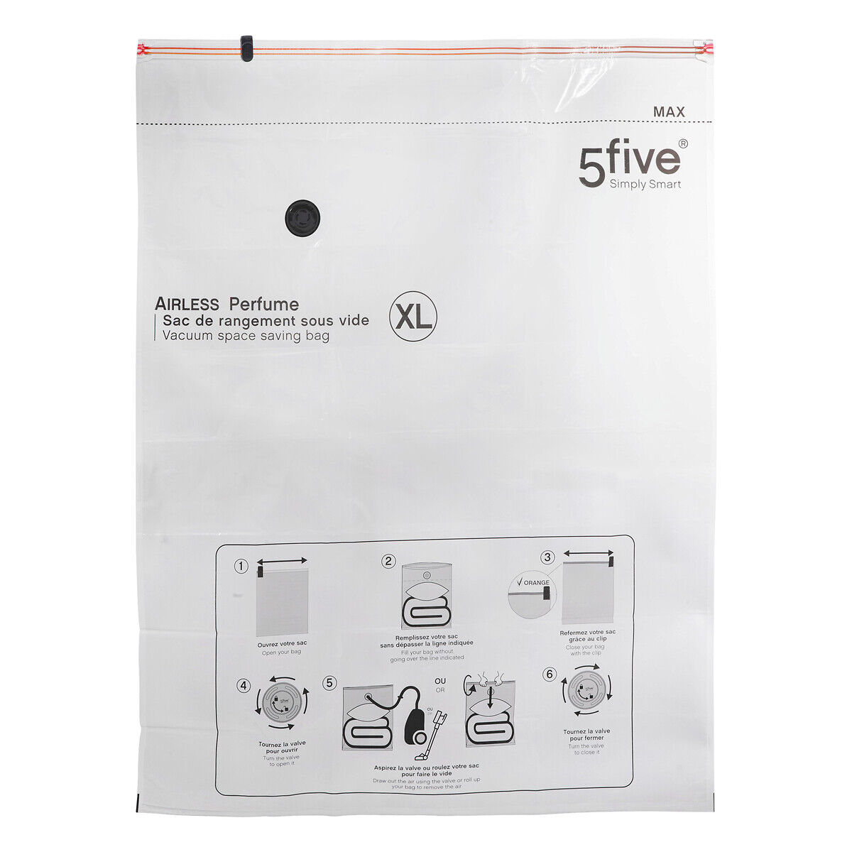 Saco de arrumação em vácuo xl