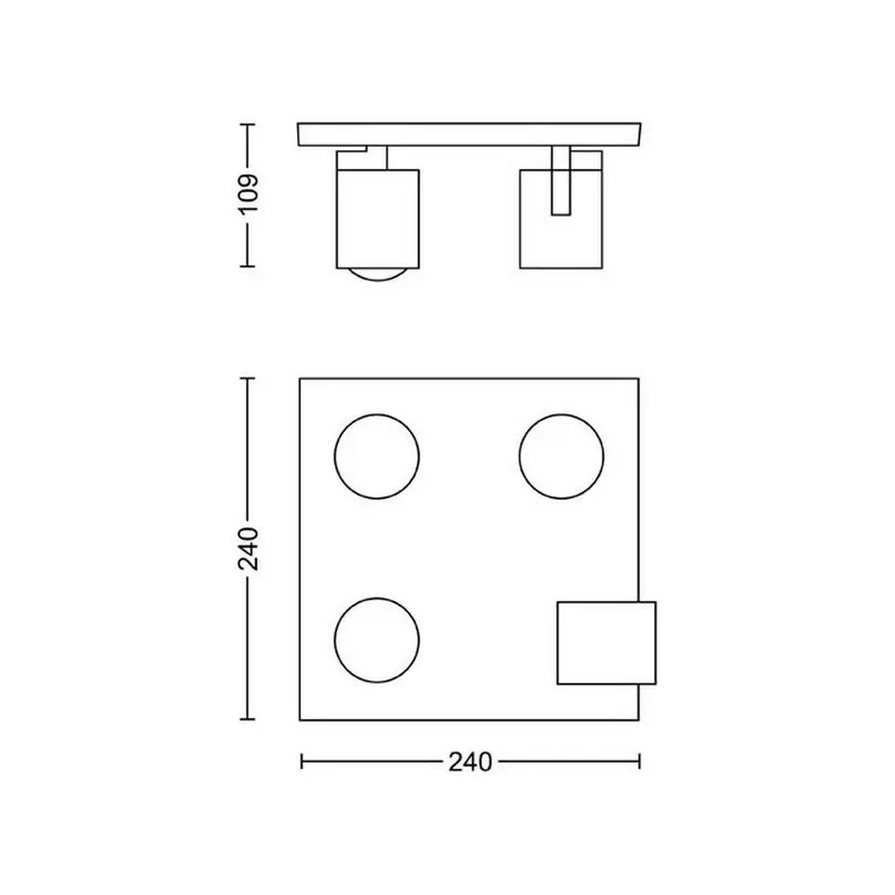 Leuchtmittel 4er-Set Philips