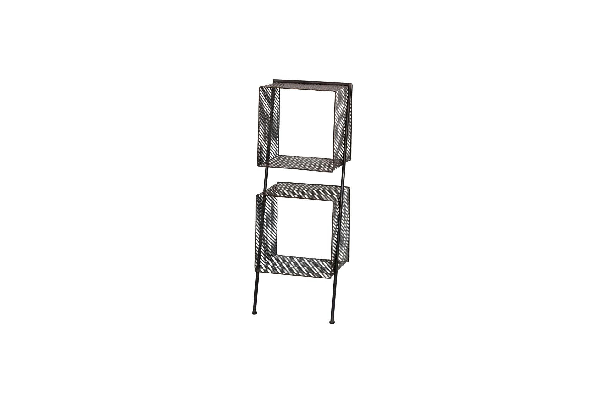 DOMPAIRE - Etagère en métal noir