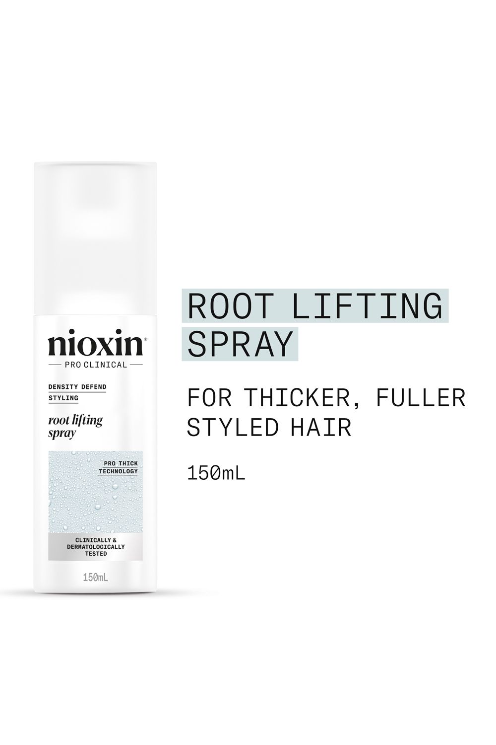 Nioxin Density Defend Styling Root Lifting Spray - Hair Thickening Spray, 150ml