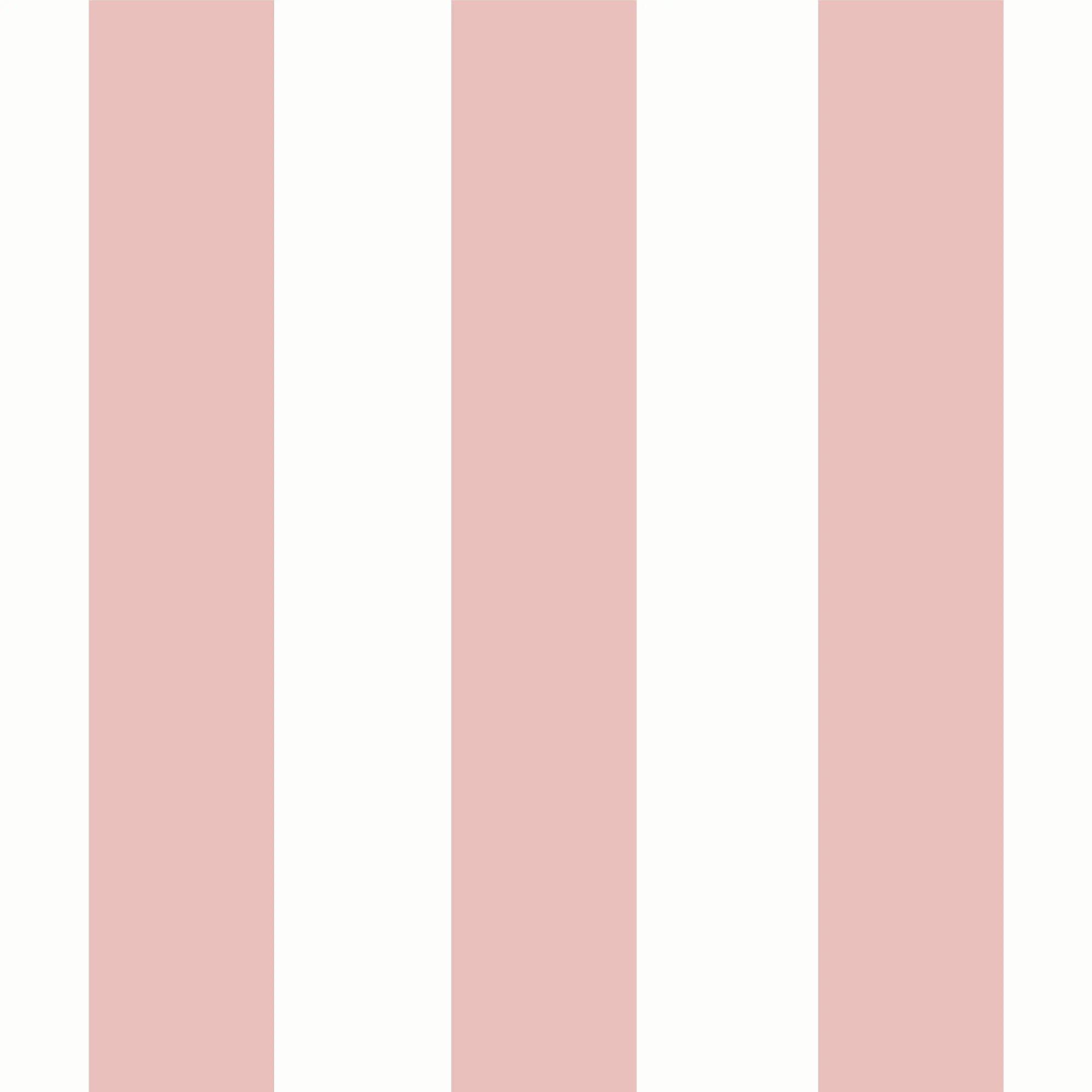 Papier peint intissé VICTOR coloris rose blush et blanc