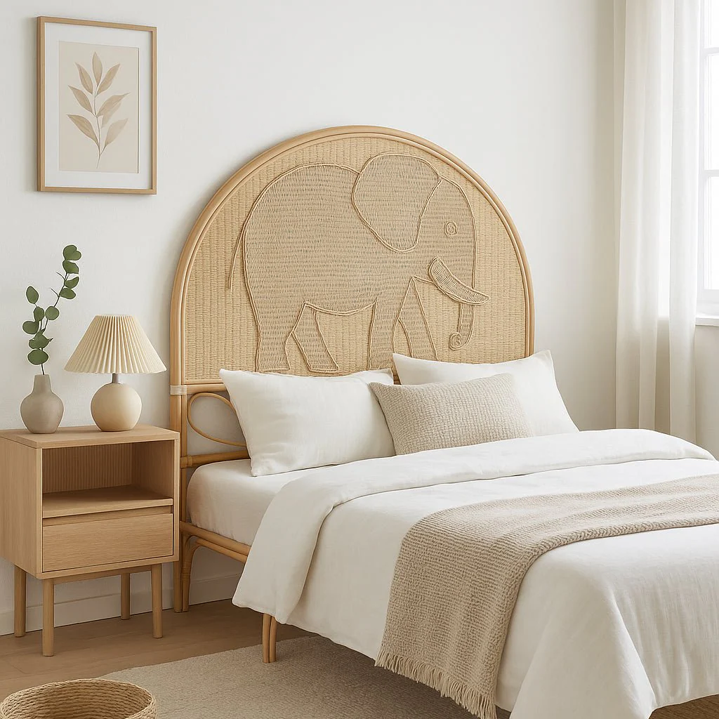 Cabeceira Cama Rattan Elefante 153x4x149 SERENA