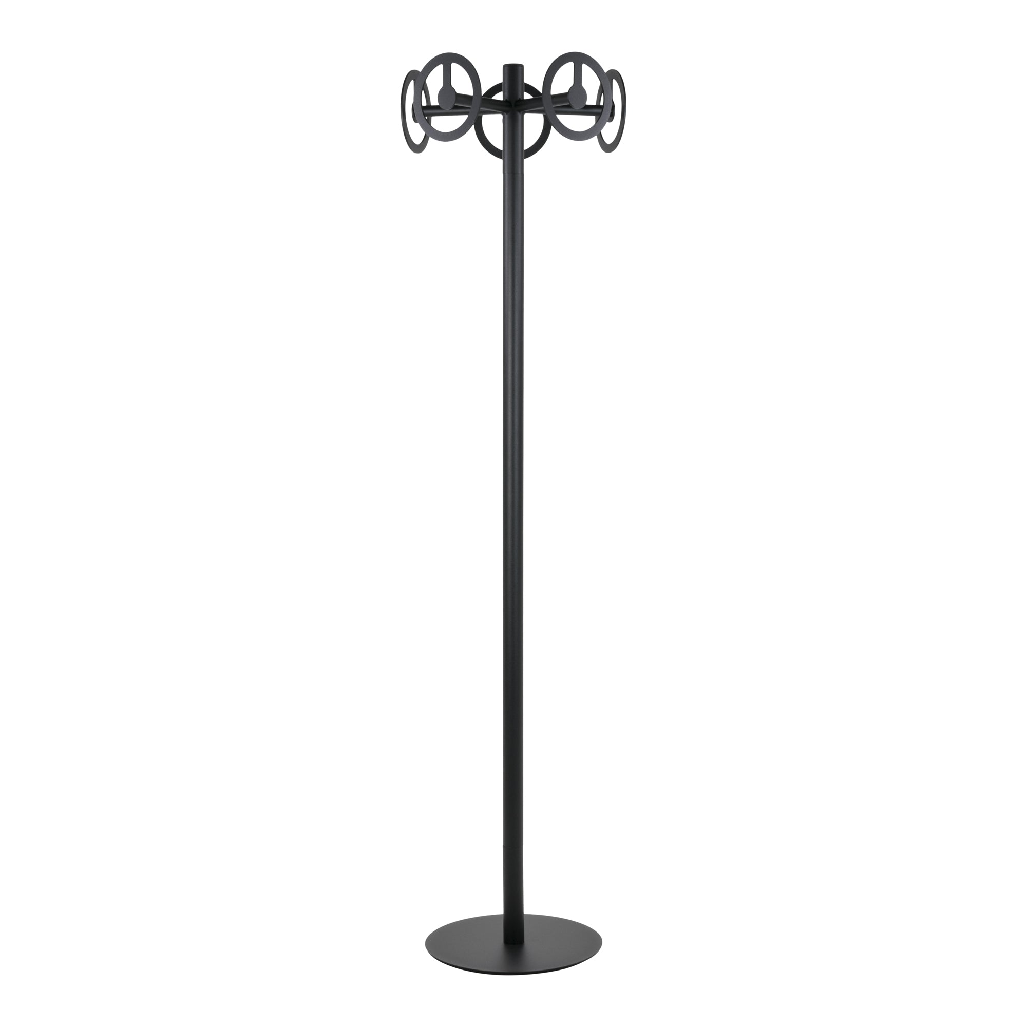 Spinder Design kapstok Circle - Zwart - 5 haken