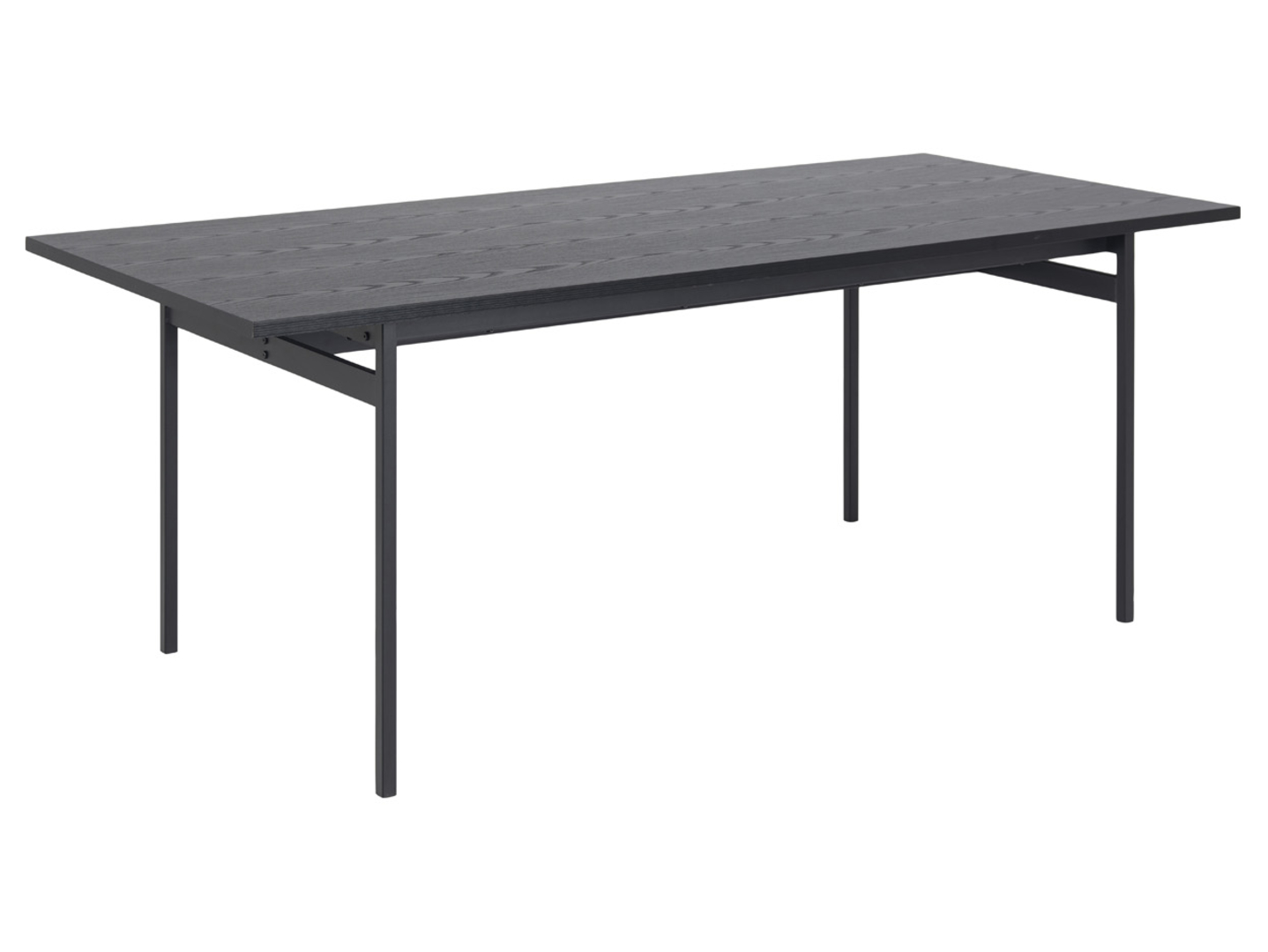 Stół prostokątny Angus 200x90 czarny