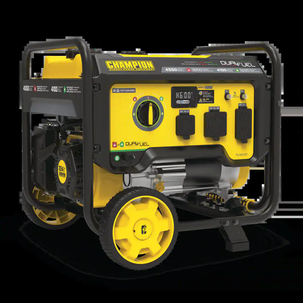 Champion Power Equipment 3650W/4550W Dual Fuel Generator with CO2 Shield