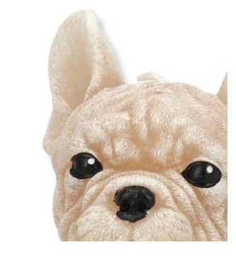 Świeca Figurka ANIMALS PIES BULDOG 11,5x15cm beżowa parafinowa