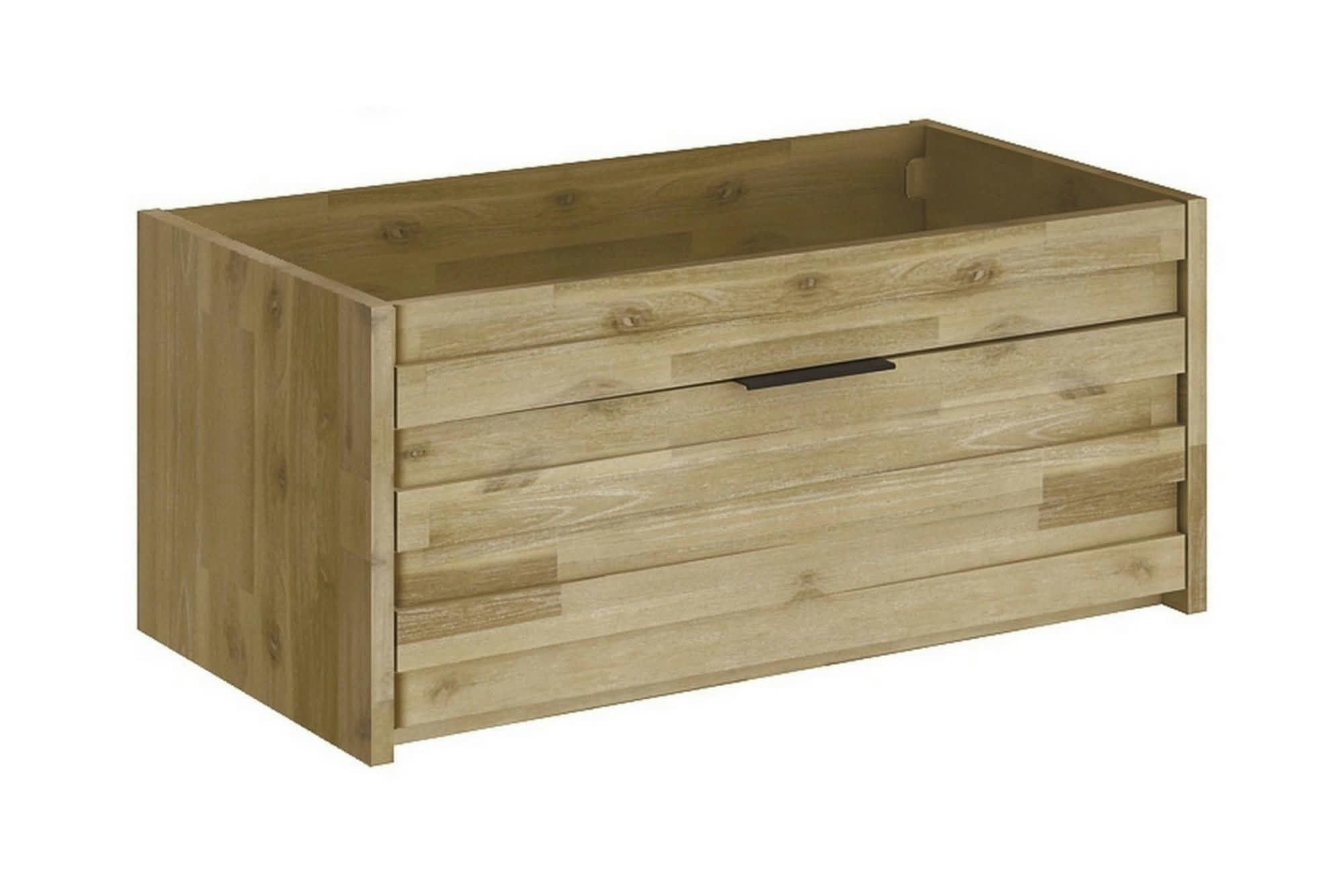 BENOA - Meuble de salle de bain sous vasque en bois L80