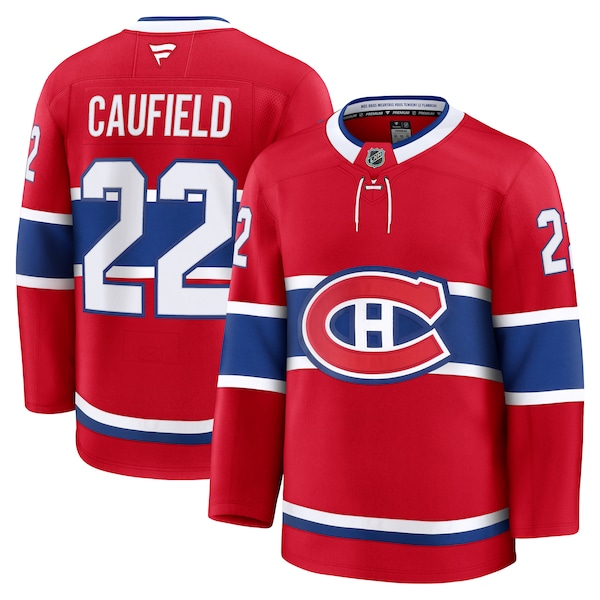 Cole Caufield Montreal Canadiens  Home Premium Jersey - Red