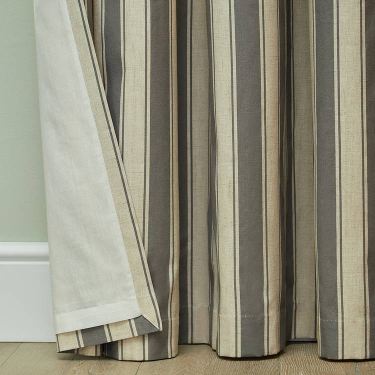 Habitat Blackout Eyelet Curtains - Charcoal -116x137cm