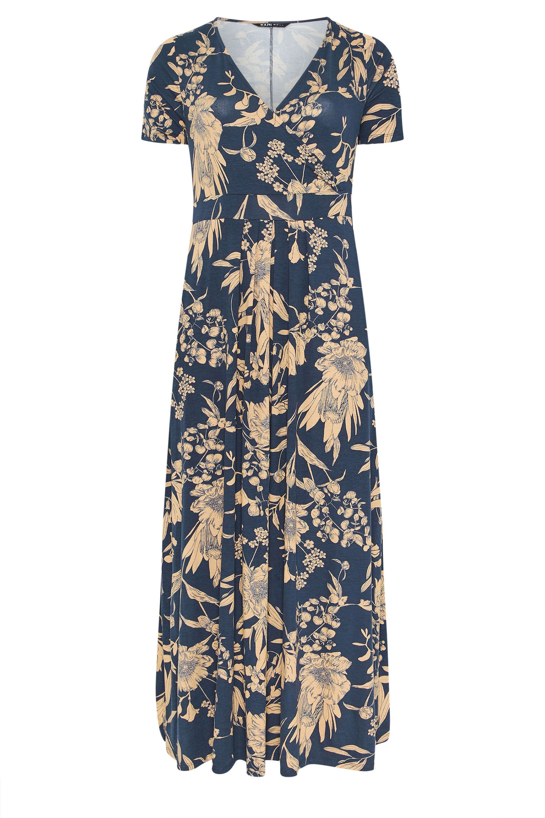 Yours Floral Wrap Maxi Dress