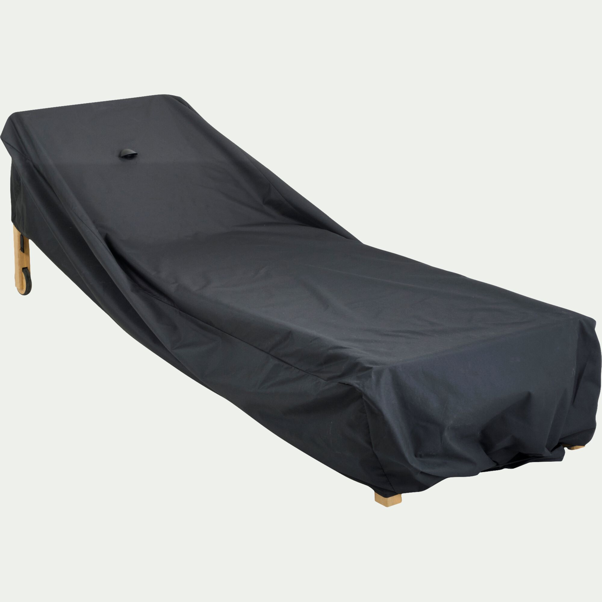 RIANS - Housse de protection pour transat - noir (L200x75xH45cm)
