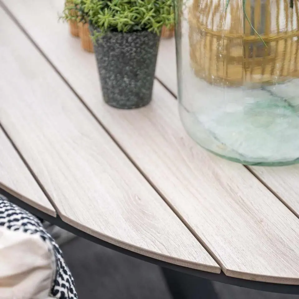 Garden Impressions Aleria - Tulli tuinset 7-delig taupe 220x115xH75 cm