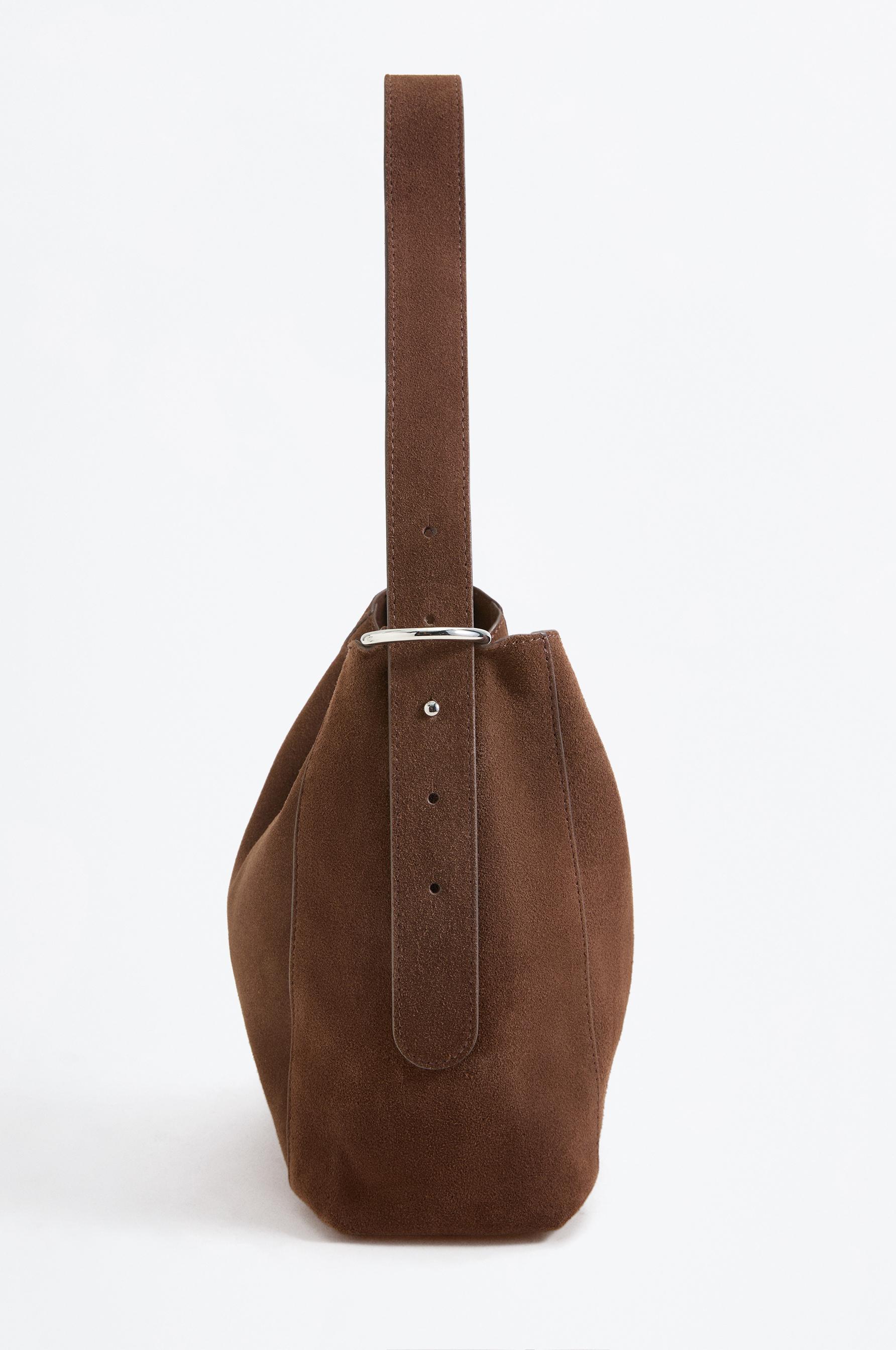 Bolso bucket piel