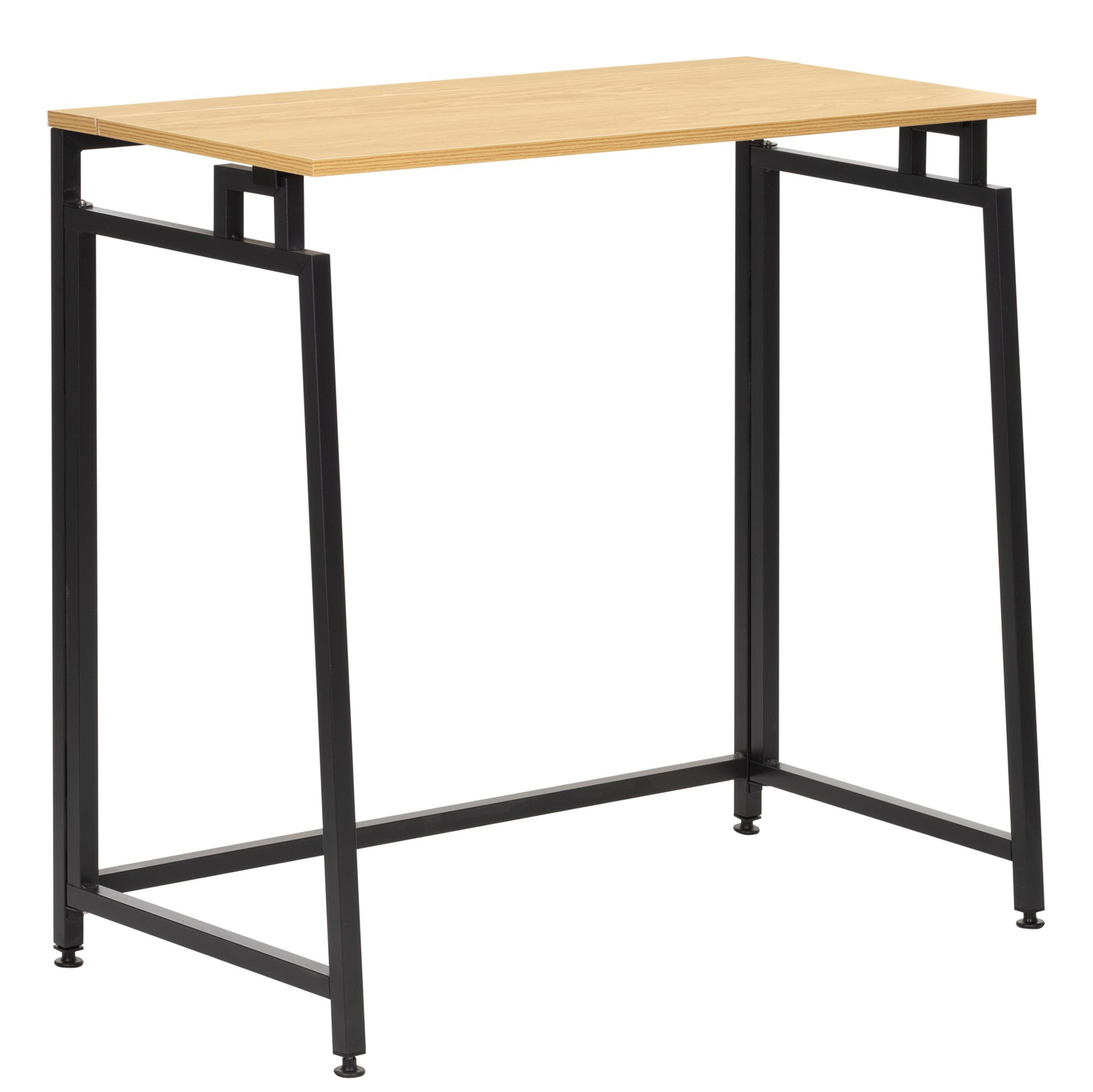 Biurko gabinetowe, stolik do nauki składany, komputerowy 80 cm drewniane