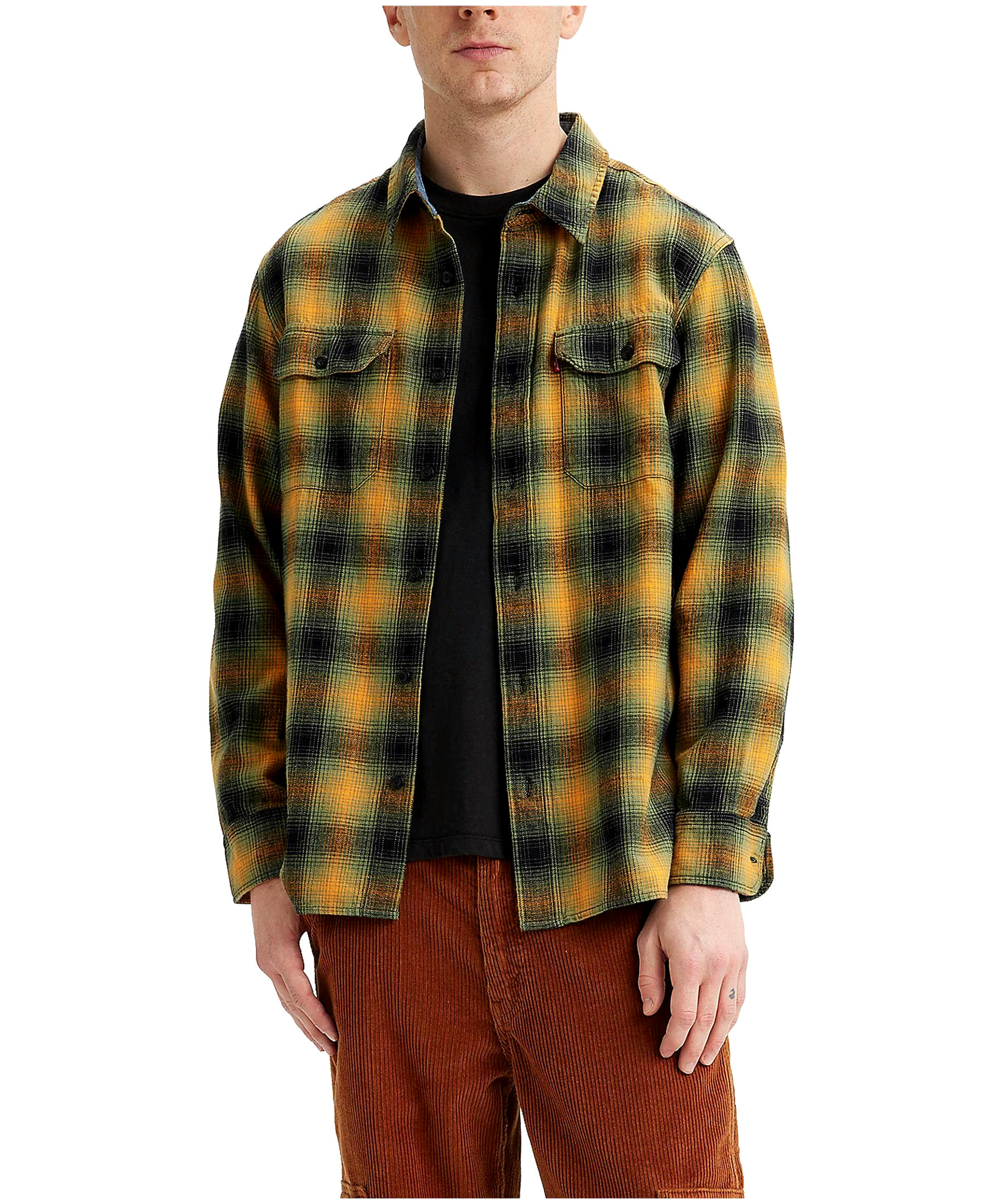 Levi's Men's Classic Worker Relaxed fit Long Sleeve Flannel Shirt