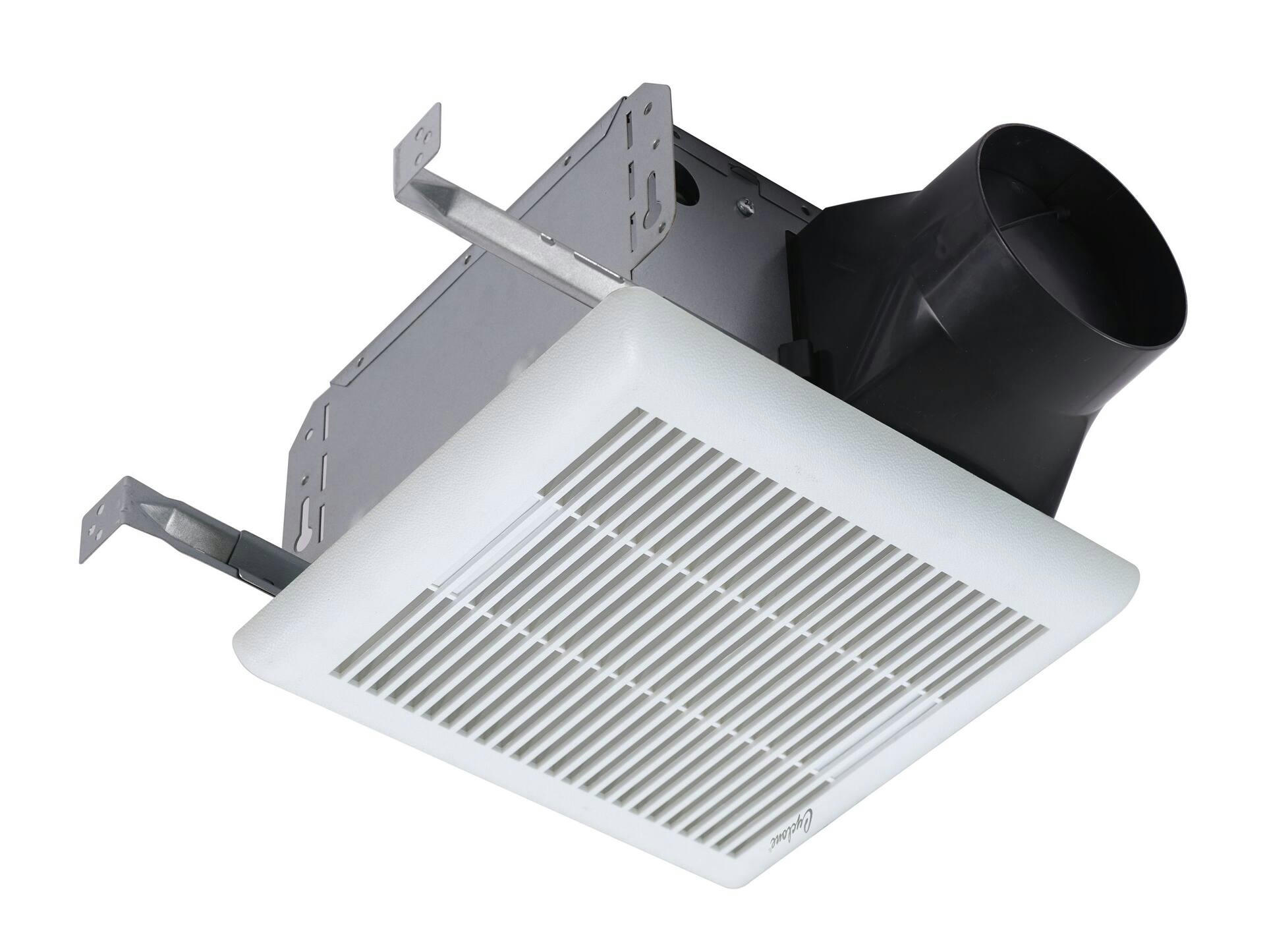 Cyclone 80 CFM 1.0 Sone Compact Bath Fan with DC Motor, White