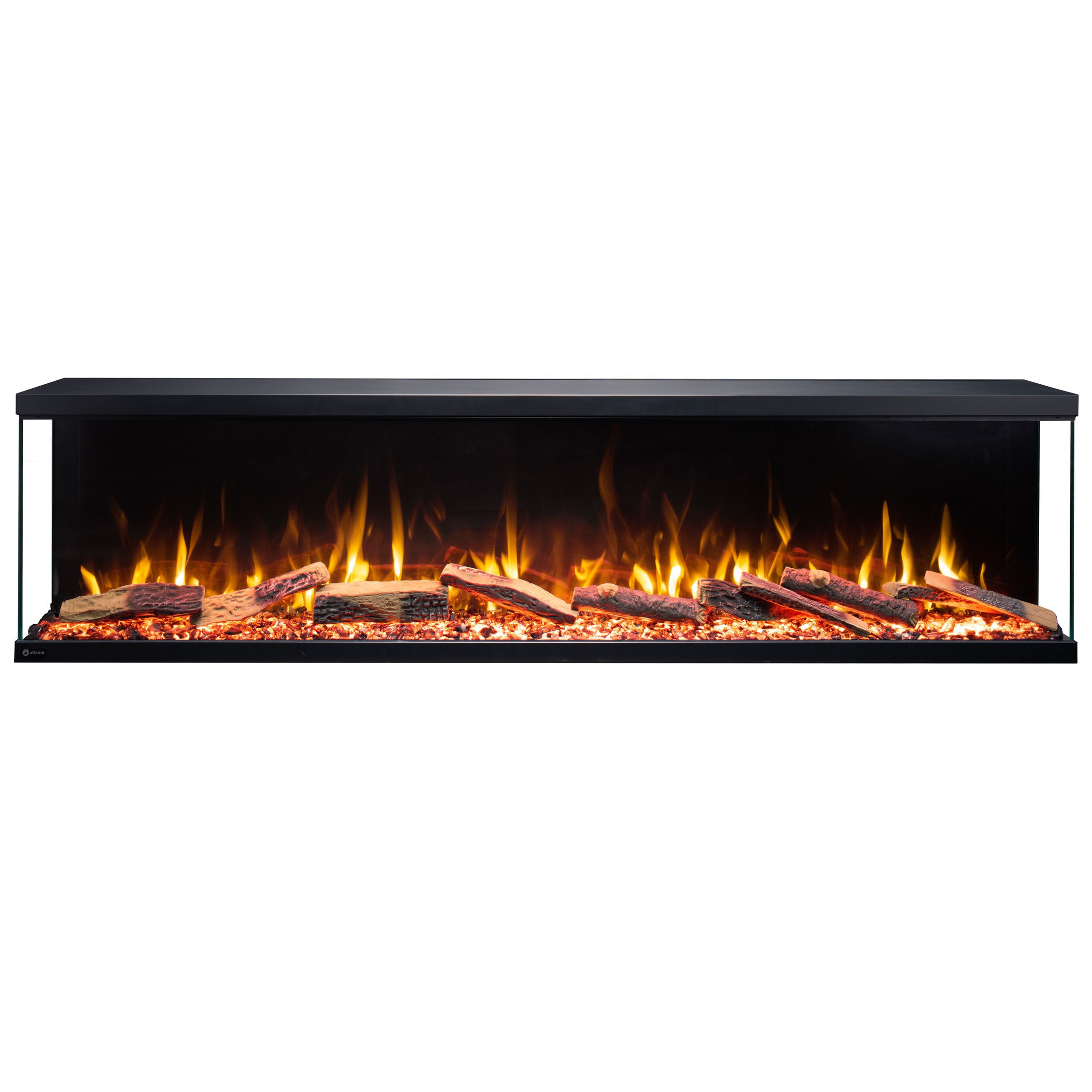 Kominek Elektryczny Led Ścienny Unique 80 Cm Bez GrzaniaAflamo