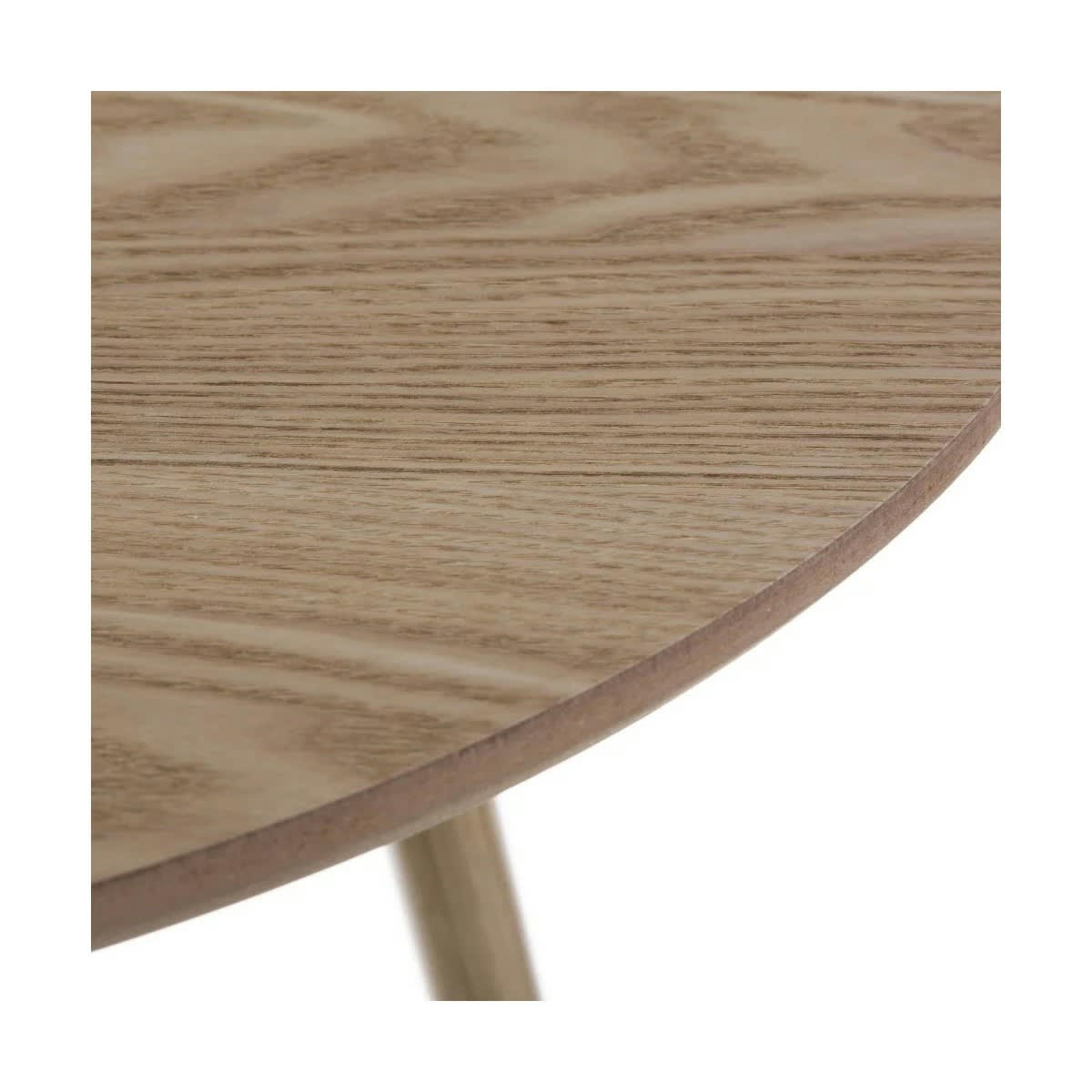 BOIS - Table basse ronde en bois MDF