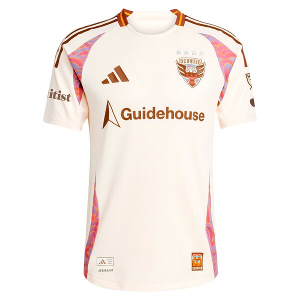Christian Benteke D.C. United adidas 2025 The Soul Kit Authentic Player Jersey - Natural