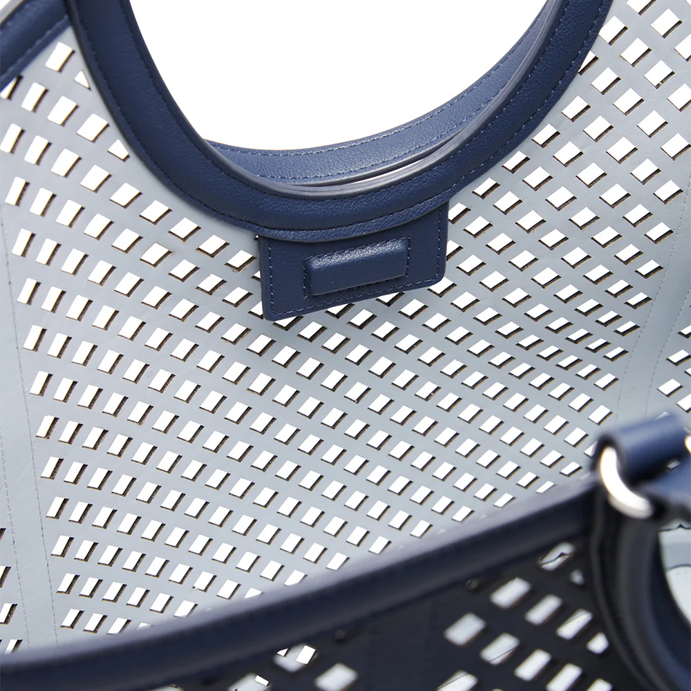 The Solene - Marine Vegan Leather Tote Bag