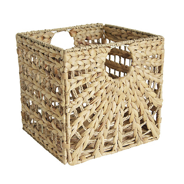 Boîte de rangement en fibre naturelle Mixxit coloris beige