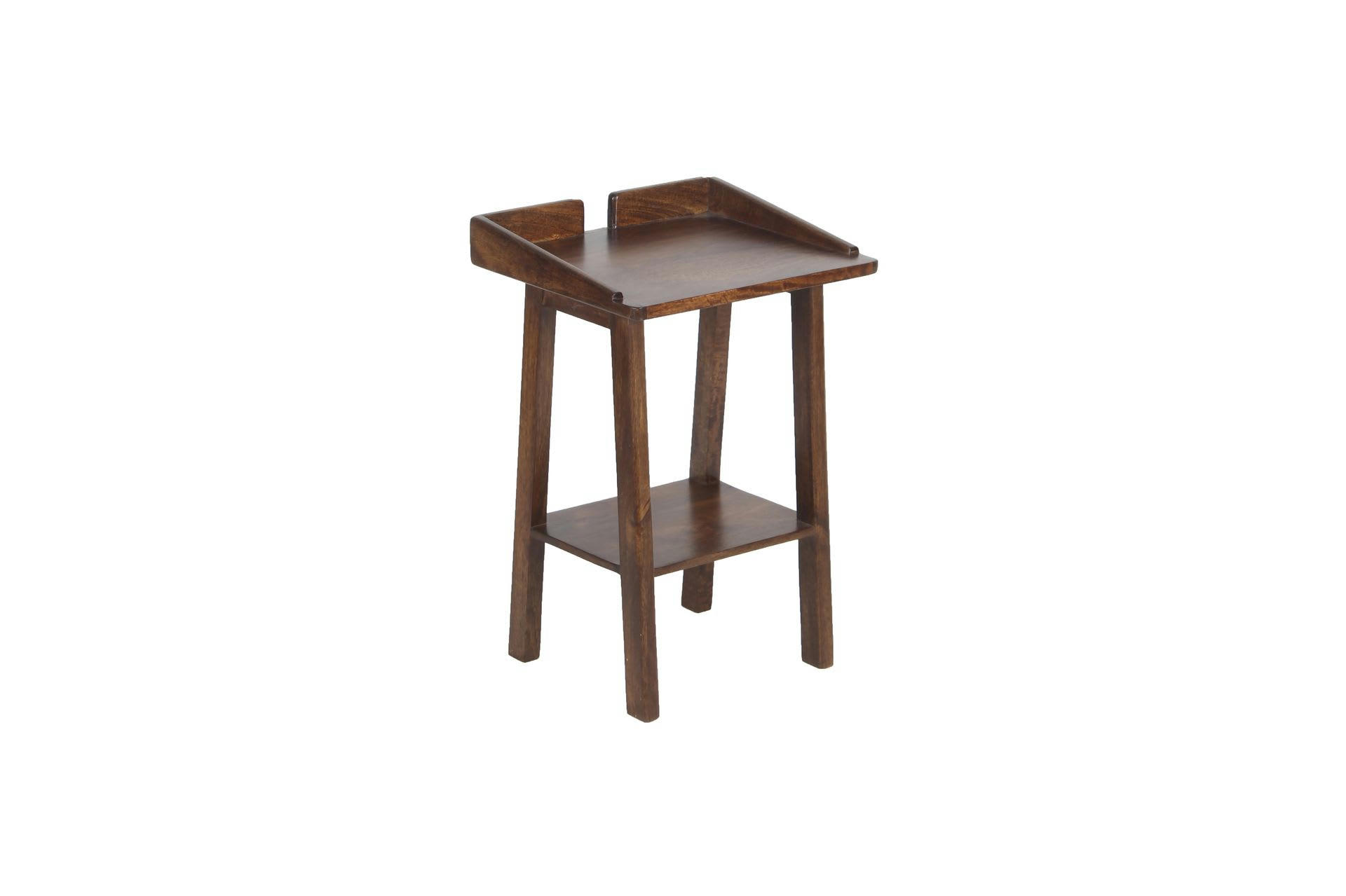 BECKET - Table de chevet en bois marron