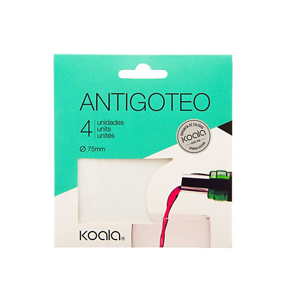 Lot de 4 feuilles anti-goutte Gris - Taste par Koala