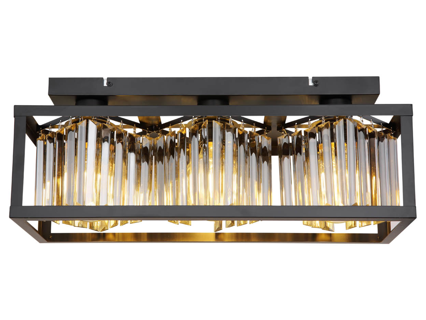 Lampa sufitowa Mathilde 3-punktowa metalowa czarna