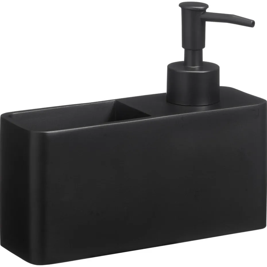 Kwantum Keukenaccessoires | Badkameraccessoires | Zeepdispenser Bakje  Zwart