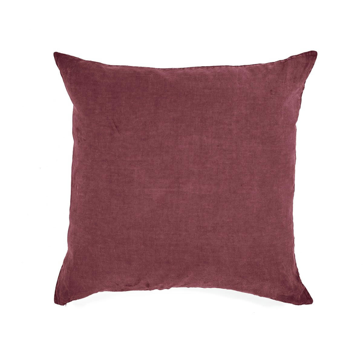 BASES DE LA LITERIE - Taie d'oreiller en lin pur lavé Vert D'eau 65x65