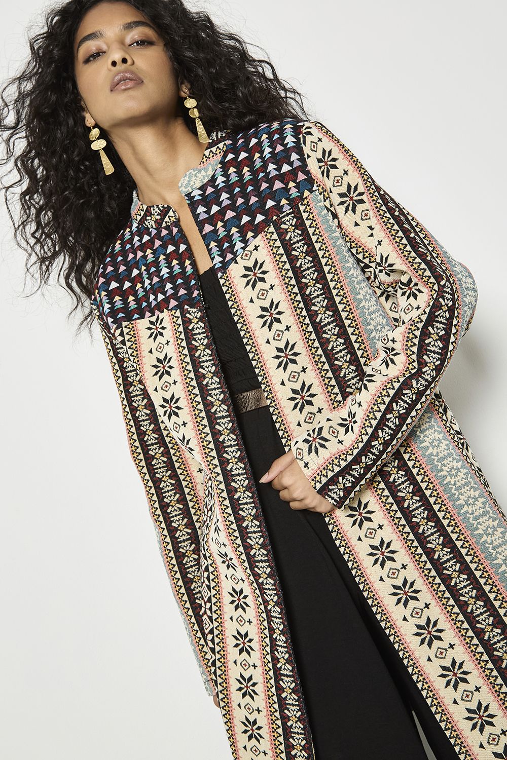 Apricot Boho Tapestry Jacket