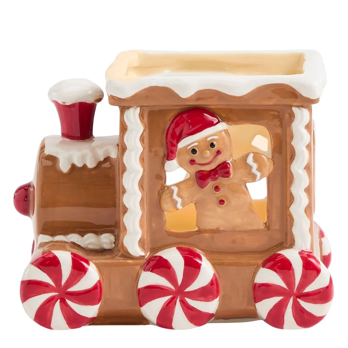 Gingerbread Train Tealight Holder Trio