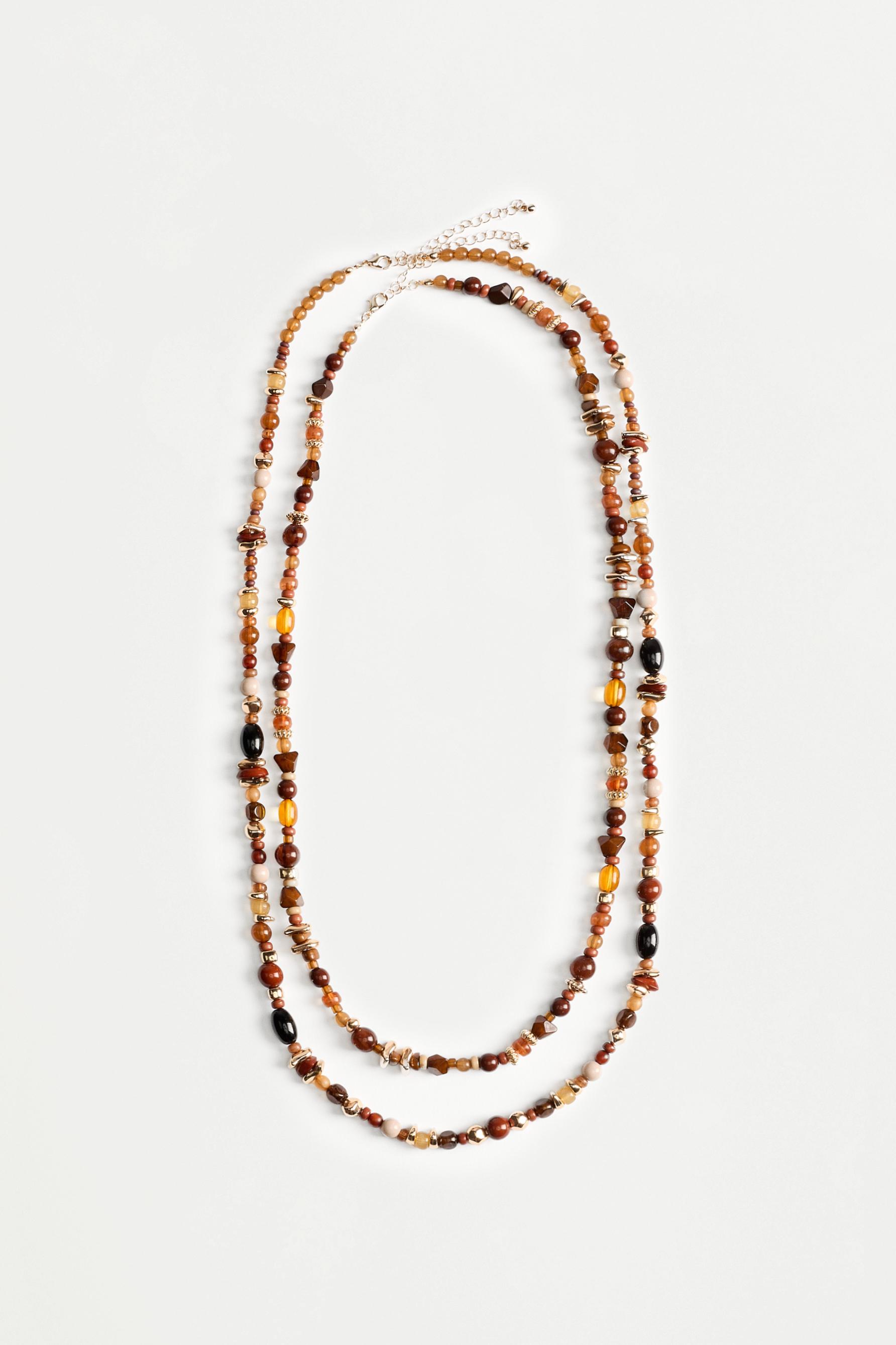 Collar doble vuelta con piedras