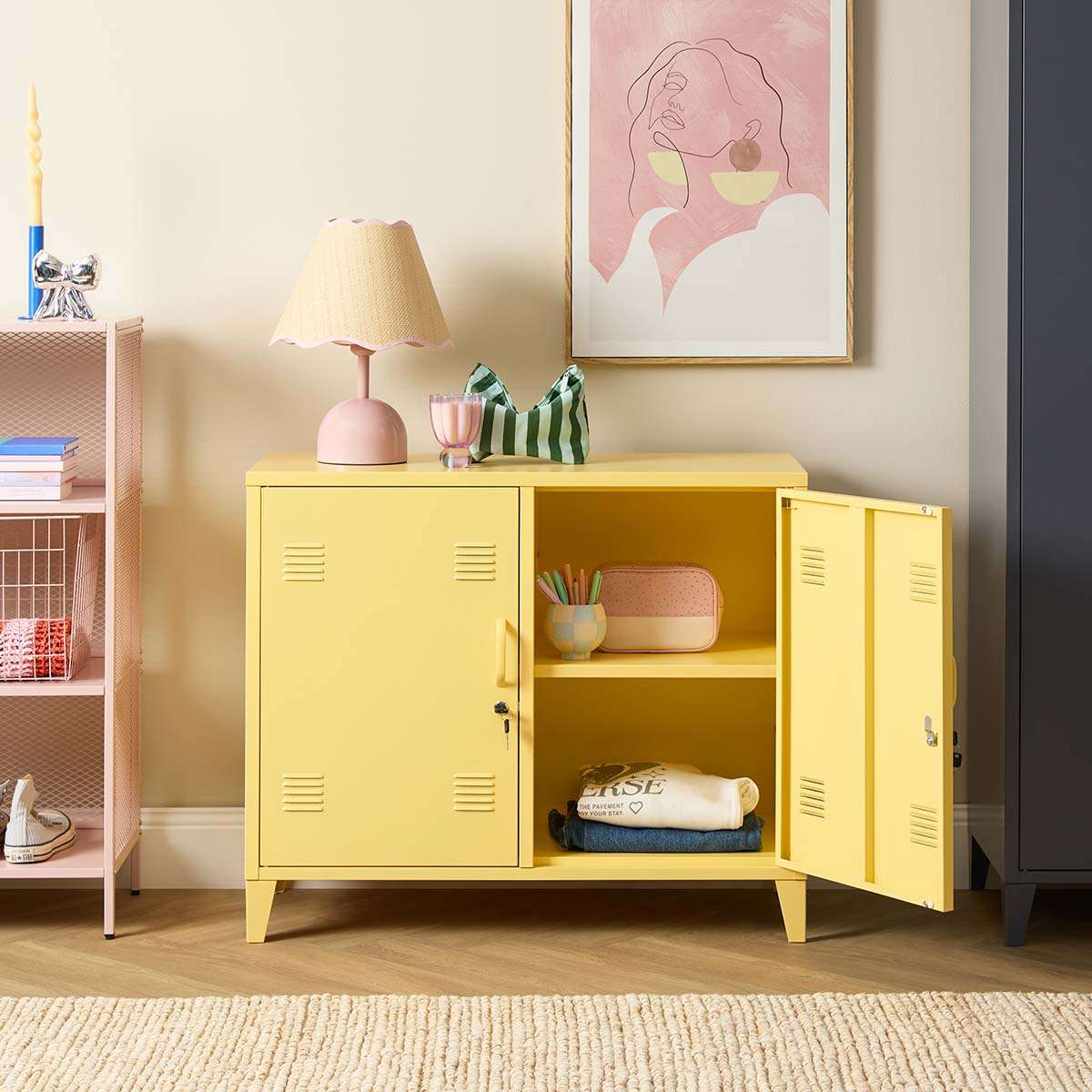 Mocka Original Locker Cabinet - Yellow