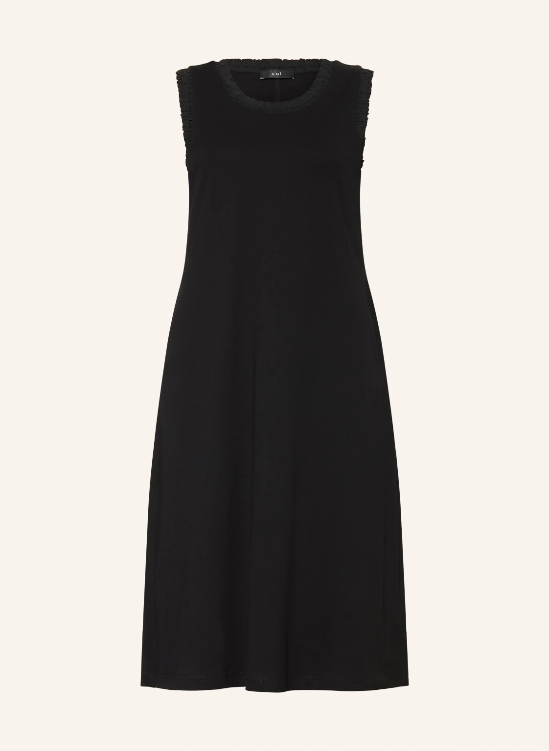 Oui Jerseykleid mit Rüschen