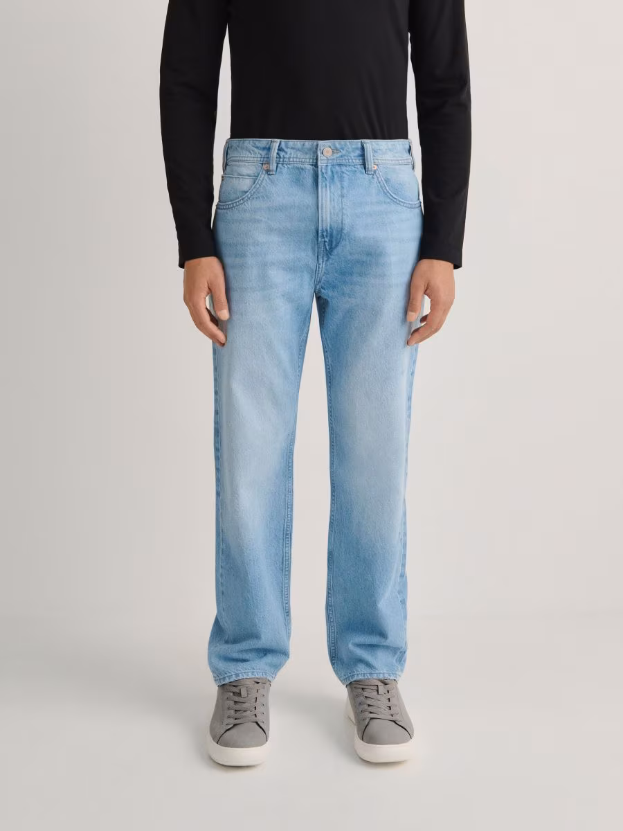 Regular Jeans With Wash Effect
