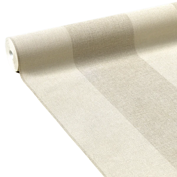 Papier peint intissé FLORENTINE RAYURE coloris ivoire