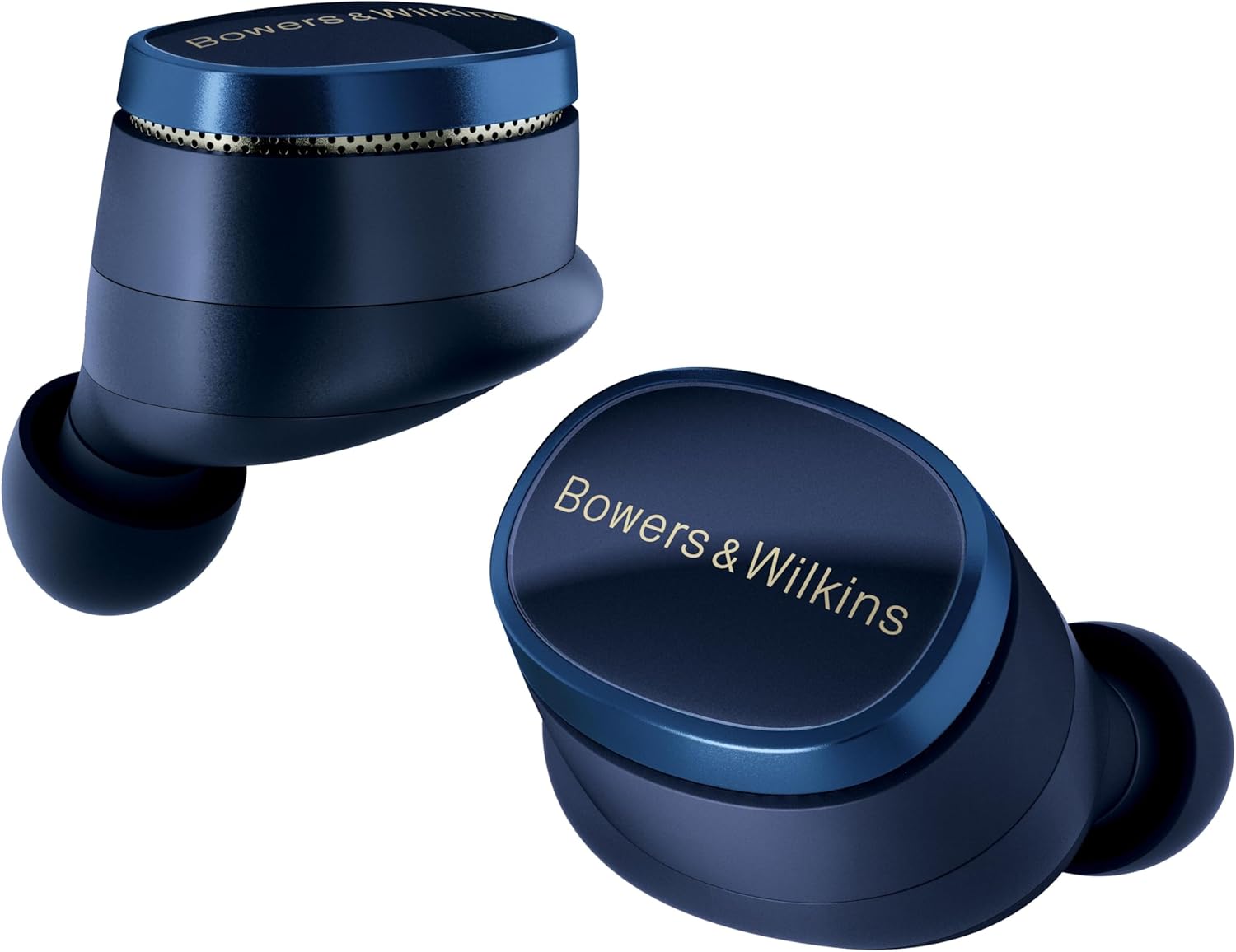 Bowers & Wilkins Pi8 Wireless Bluetooth Earbuds (Midnight Blue)  in-Ear Bluetooth Earphones with Qualcomm & aptX Lossless  Active Noise Cancelling Earbuds  3 Built-in Mics  15-Min Quick Charging