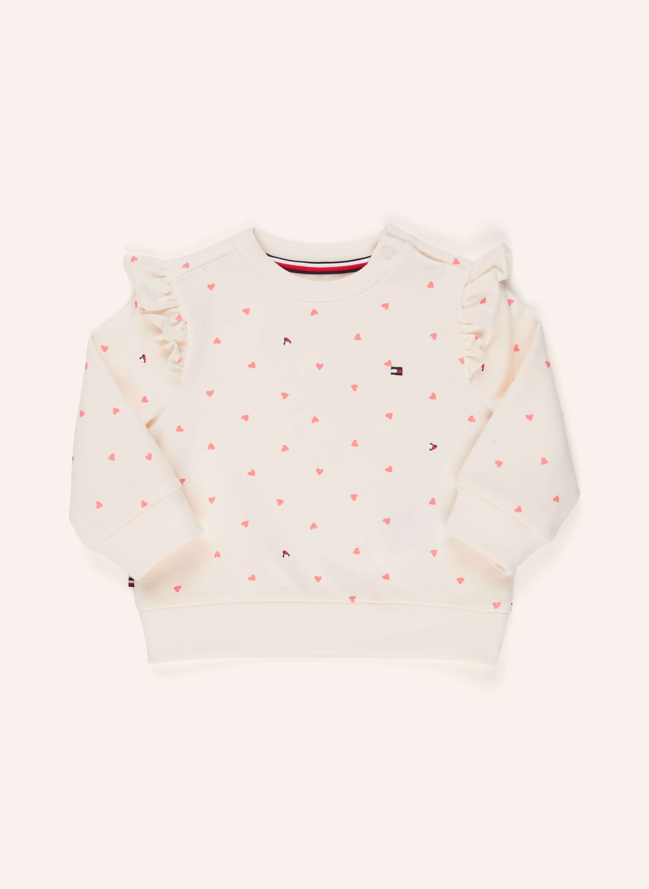 TOMMY HILFIGER Sweatshirt mit Rüschen